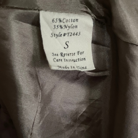 Belted shirt dress lined with pockets size S khaki green - Picture 5 of 5